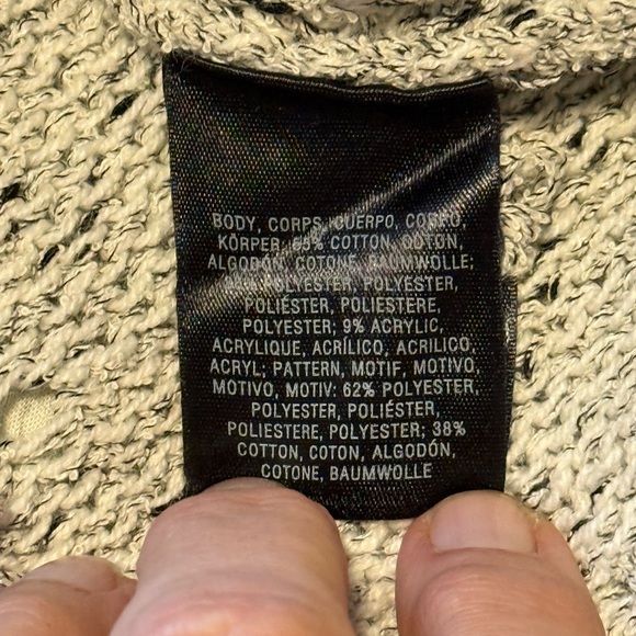 Anthropologie Cream Cardigan with Multicolor Details - Picture 10 of 11